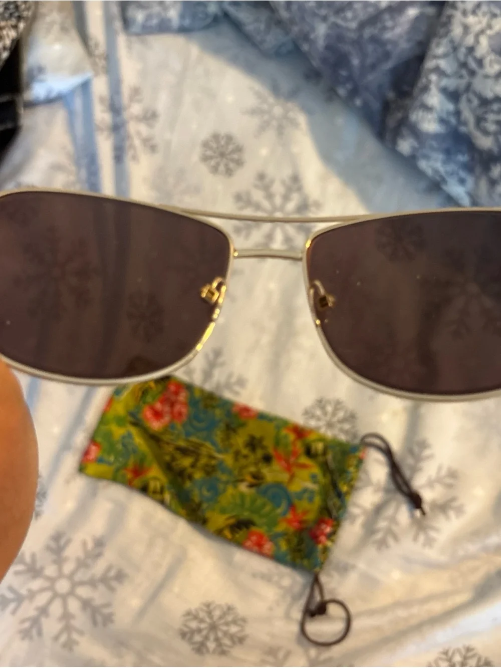 Vera Bradley Cheyenne Paisley in Paradise Polarized Aviator Sunglasses